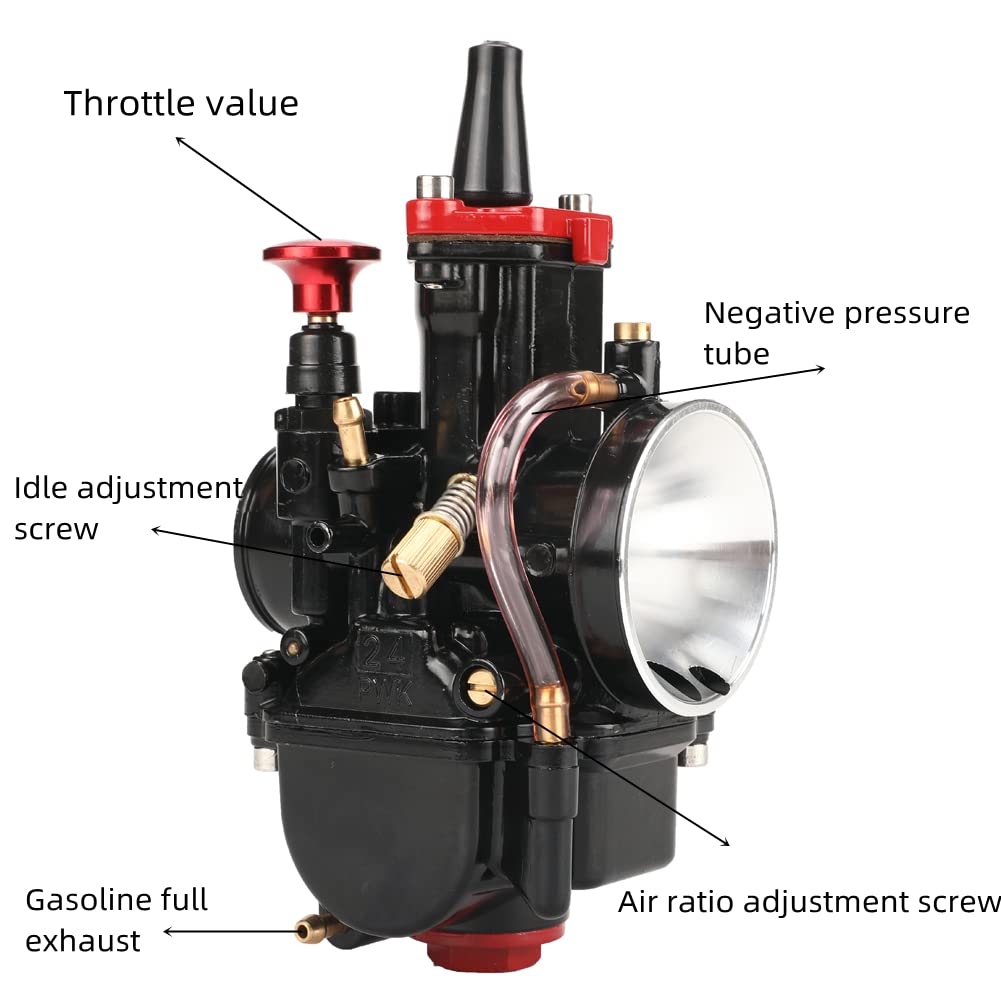PWK 24mm Racing Carburetor Kit for 50cc to 110cc Engines