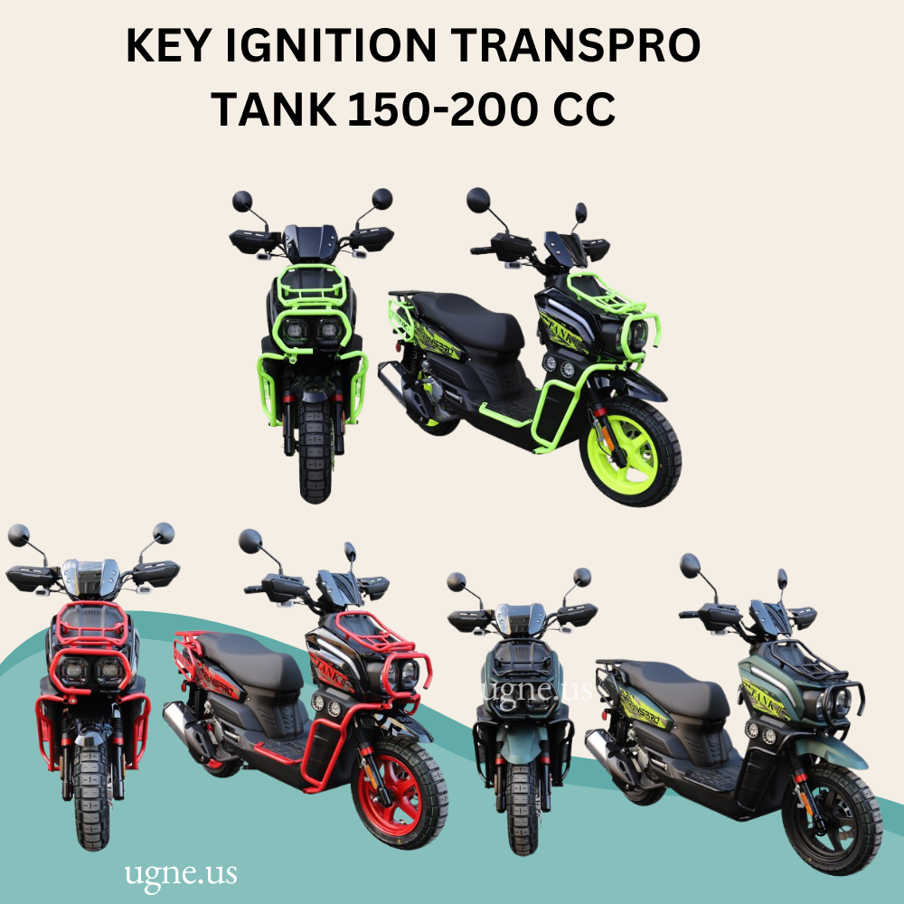 Transpro Tank 150-200cc Ignition Set β Durable Key Switch Replacement for Motorcycles