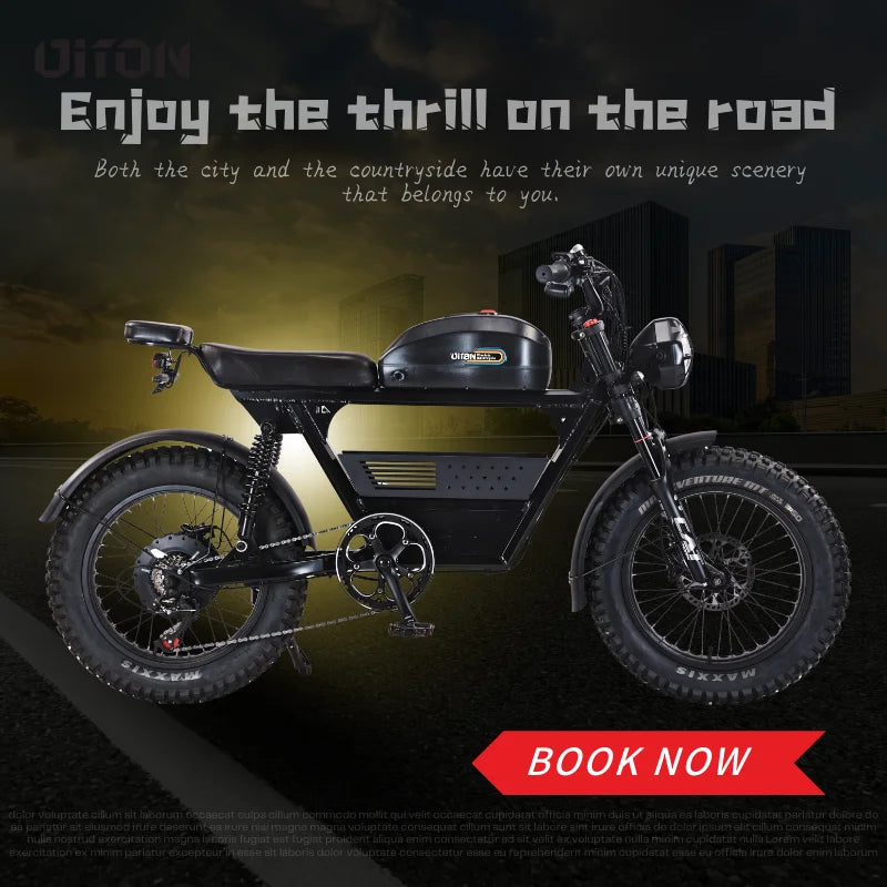 AKEZ TANKPRO 52V 750W Electric Bike – 20” Aluminum Alloy Frame, Long Range E-Bike for Adults