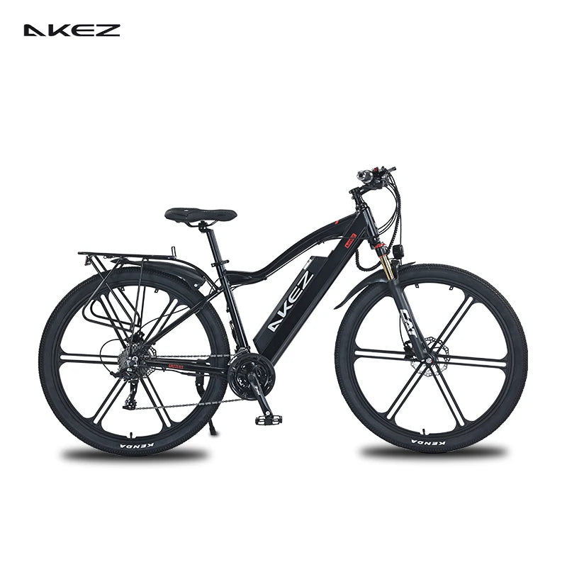 AKEZ 29 48V 500W Electric Bike – 20” Aluminum Alloy Frame, Long Range E-Bike for Adults