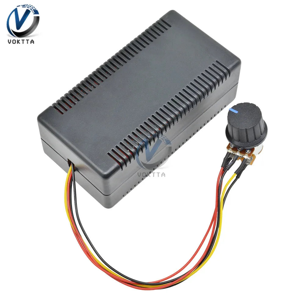 DC 10-50V 40A DC Motor Speed Controller 12V 24V 48V PWM Regulator HHO RC Control DC Motor Adjustable Power Control with Shell