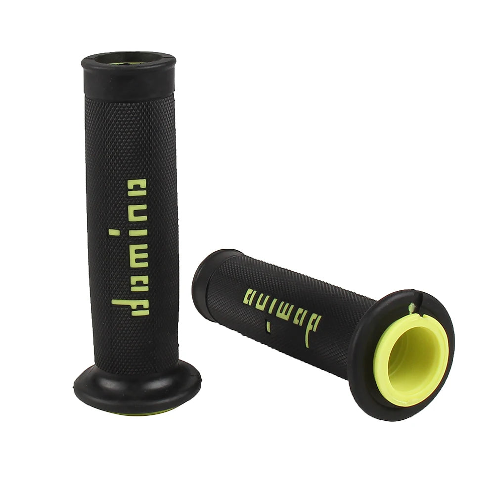 7/8 "22 24mm Motorcycle Grips Handle Bar For KTM YAMAHA Universal Pit Bike Motocross Motorbike Rubber GEL Domino Grip 9 Colors black yellow