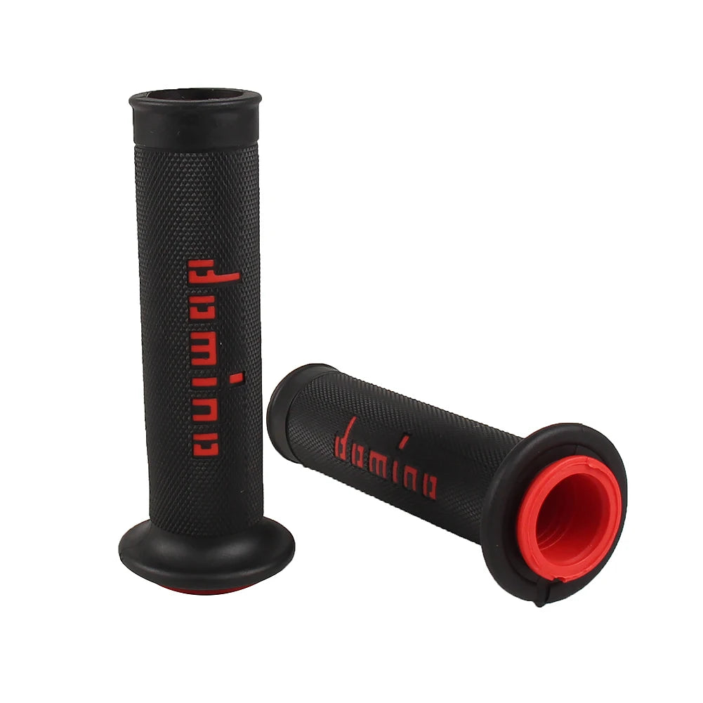 7/8 "22 24mm Motorcycle Grips Handle Bar For KTM YAMAHA Universal Pit Bike Motocross Motorbike Rubber GEL Domino Grip 9 Colors black red