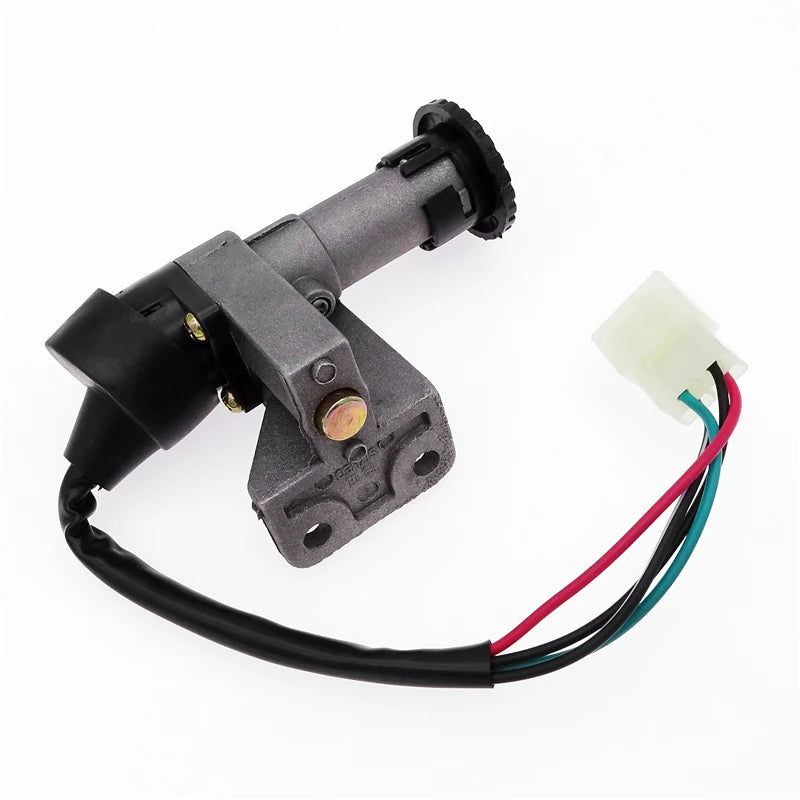 Motorcycle 4 Pins Ignition Switch Lock Set With 2 Keys For Moped Scooter 50cc 150cc GY6 Taotao Jonway Roketa Accessories