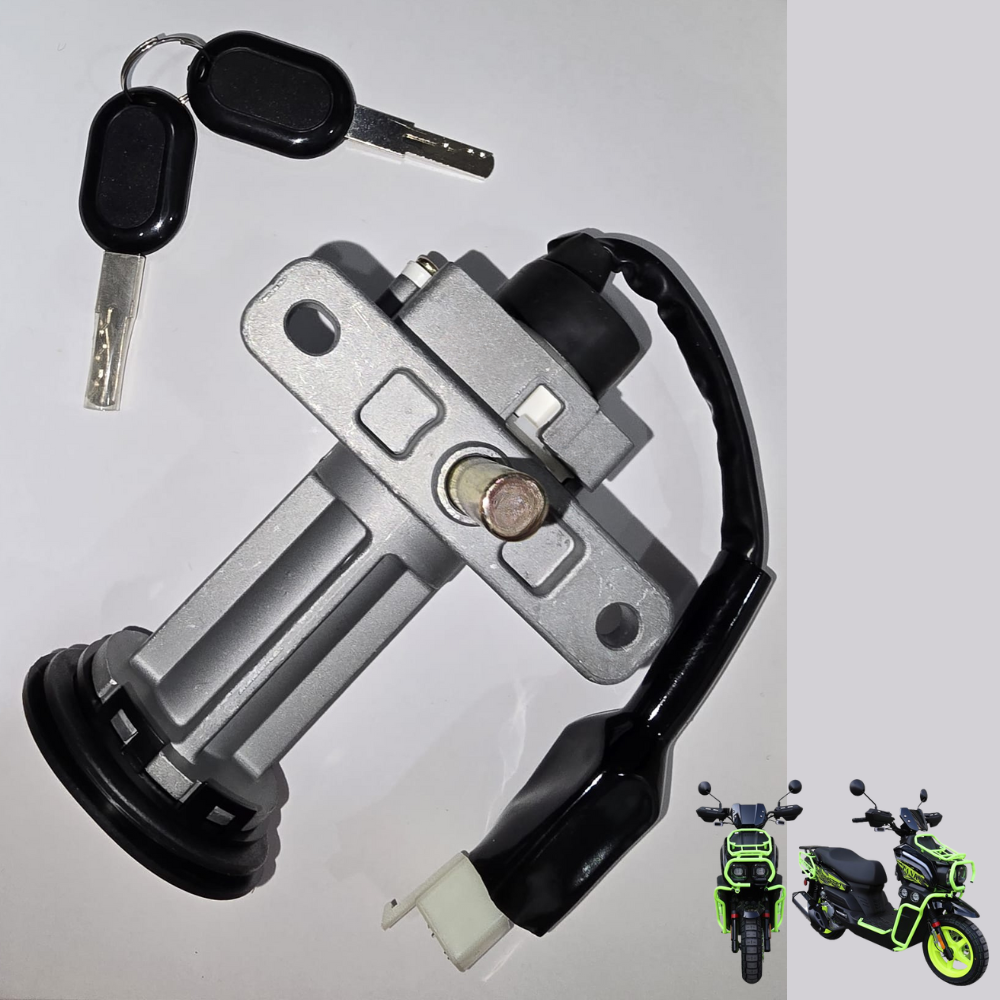 Flywing Tank & Marshal 150-200cc Key Ignition Switch with Seat Lock – Durable Replacement Set for Enhanced Security