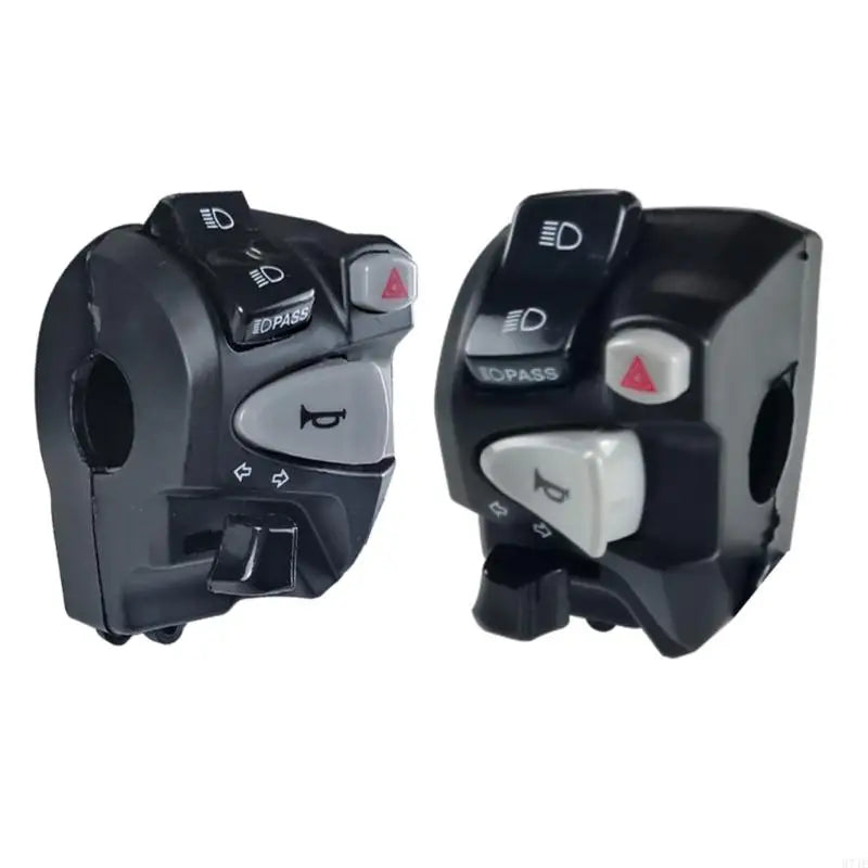 37JE Motorcycle Horn Turn Signal Switch 22mm Handlebar Switch Replacement High/Low Beam Control Switch Button for 150