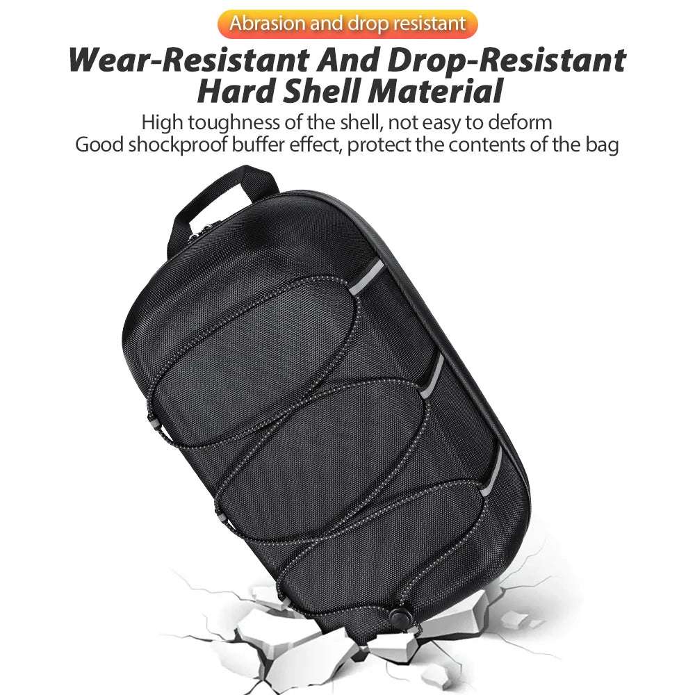 NEWBOLER Brompton Bicycle Rear Seat Bag MTB Bike Rack Bag Trunk Pannier Cycling Large Capacity Waterproof Travel Bag 