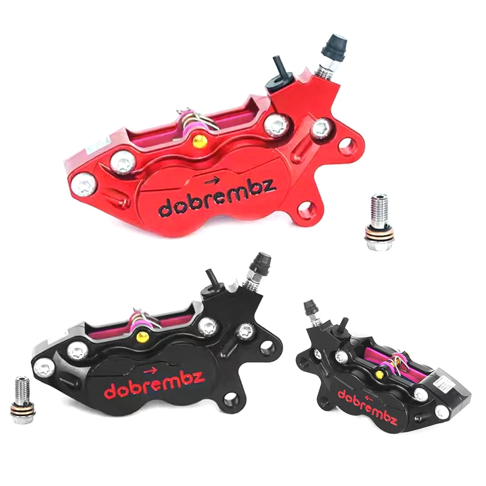 Universal Motorcycle Brake Caliper Axial Brake Pump 4Piston 40mm Mounting For Honda Kawasaki Yamaha RSZ M3 NIU Scooter Dirt Bike