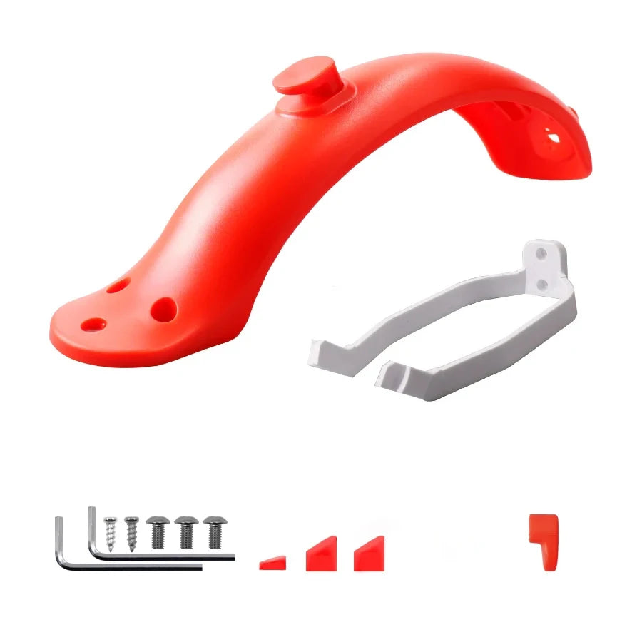 Front Rear Fender For xiaomi M365 / Pro Electric Scooter Taillight Battery Powered Warning Light Lamp Tyre Splash Mudguard Parts