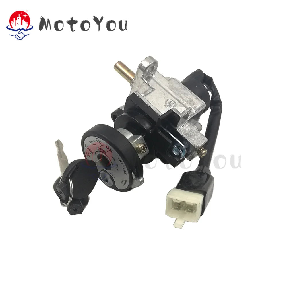 Motorcycle Parts Scooter For Yamaha BWS125 Zuma125 Yw125 5S9-WH203-02-00 BW's125 Zuma 125 Ignition Switch Lock Key Set 4 Wires