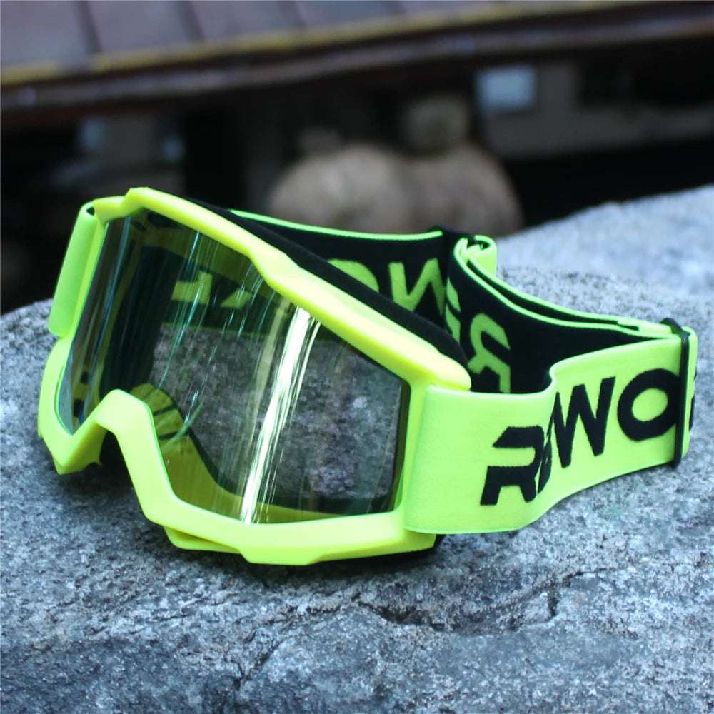 Newest Motorcycle Sunglasses For Men Motocross Safety Protective MX Night Vision Helmet Goggles vintage Driving Glasses 7
