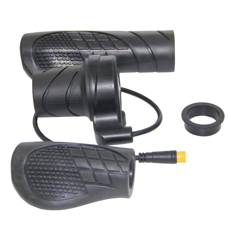 20X Half Throttle for Electric Bicycle Left Right Sleeve Rotary Handle Waterproof Connector Electric Scooter Accelerator
