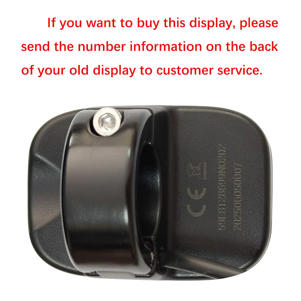 Electric Bicycle LED Display KD59E 36V/48V 5Hole Compatible With BaFang DPE08 For UART BaFang Protocol Controller
