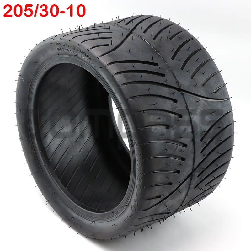 205/30-10 Tire Tubeless Tires 10 Inch Vacuum Tyre for E Scooter Old age Walker Tool Car Wheels Default Title
