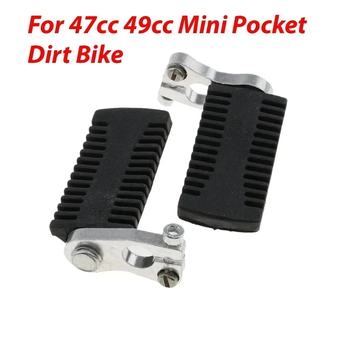 2pcs Motorcycle Rear Foot Pegs Foot Rests Pedals Footpegs For 47cc 49cc Mini Pocket Bike Motorcycle Accessories
