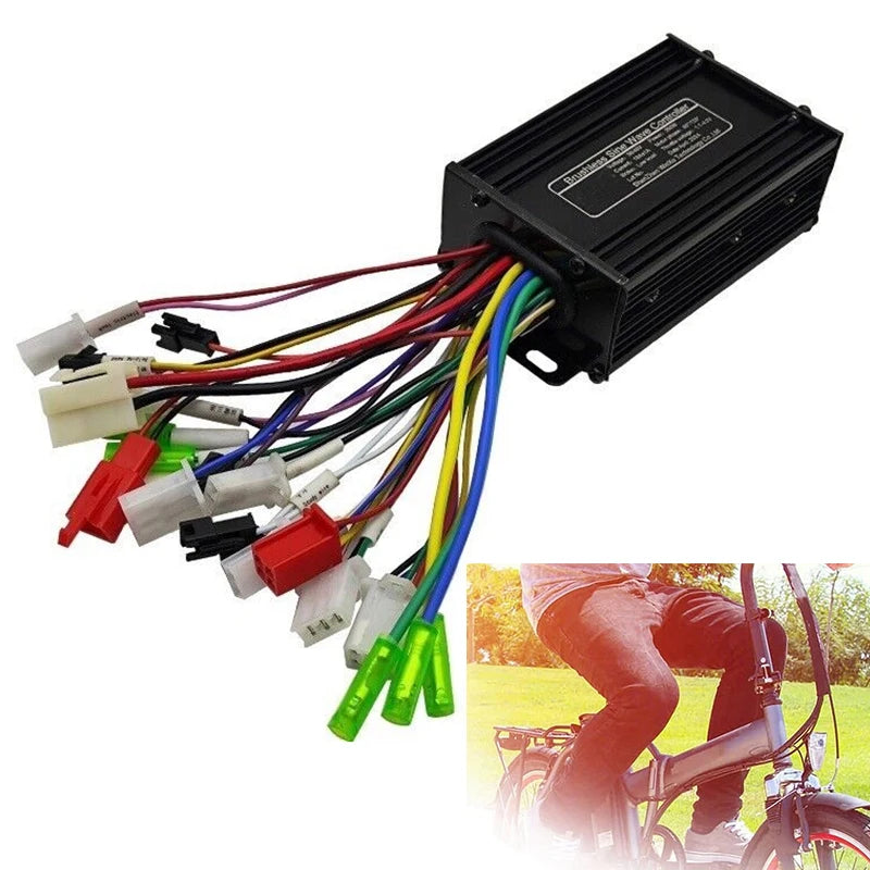 36V/48V 350W 18A Sine Wave Controller FOC Brushless Motor Driver 6 tubes Controller for Electric Bicycle Scooter Motorcycle