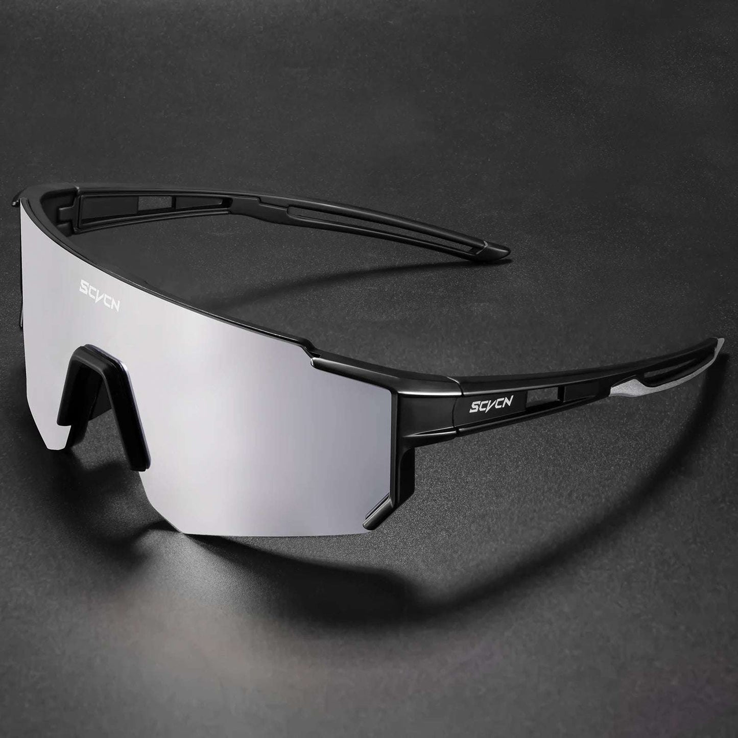 SCVCN UV400 Cycling Glasses for Men MTB Sunglasses Mountain Bike Bicycle Eyewear Women Sports Goggles Road Speed Skating