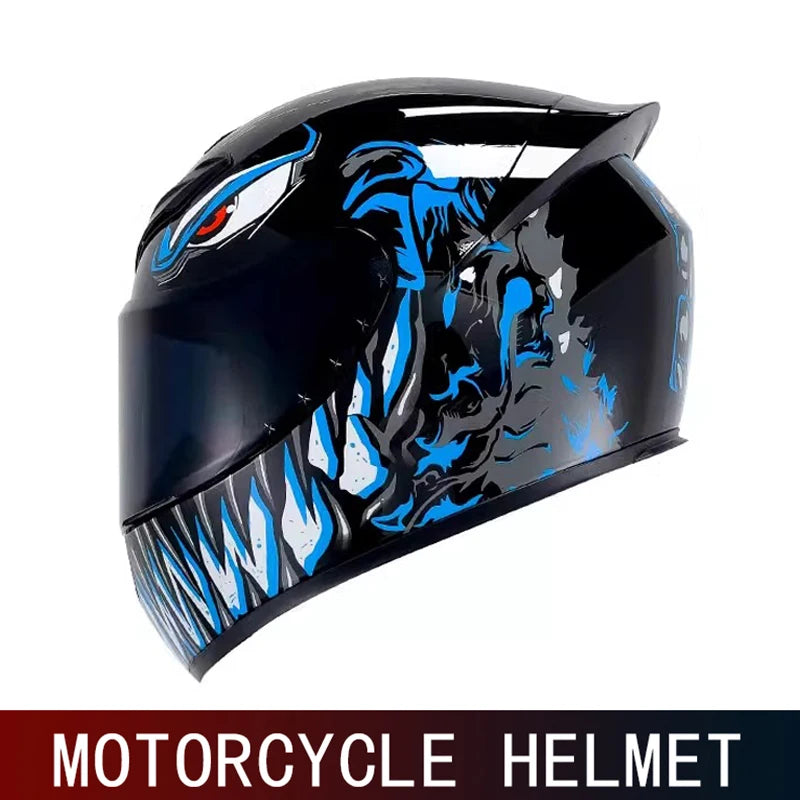 DOT men's motorcycle helmet full helmet sunshade retro arcade car full helmet four seasons