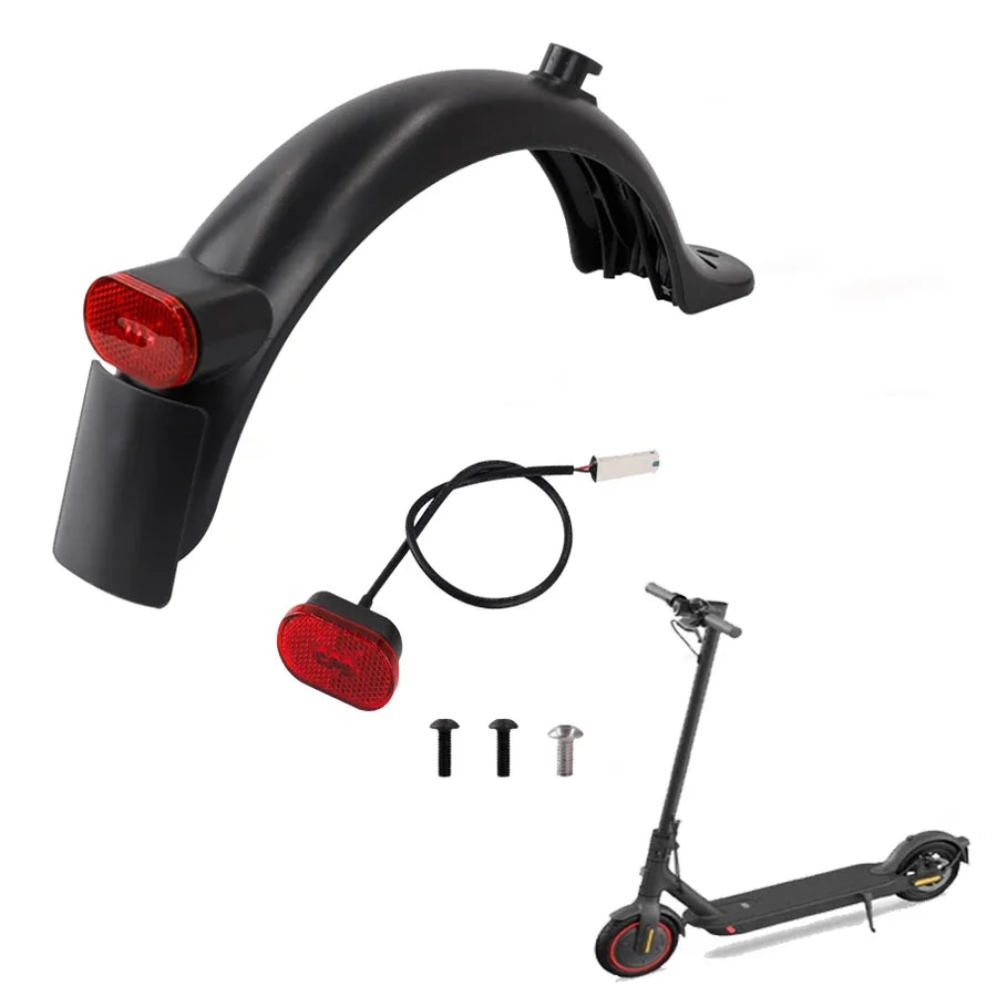 Rear Mudguard for Xiaomi 3 M365 Pro PRO 2 1S Electric Scooter Skateboard Tire Splash Mud Guard Bracket Set Back Taillight Fender