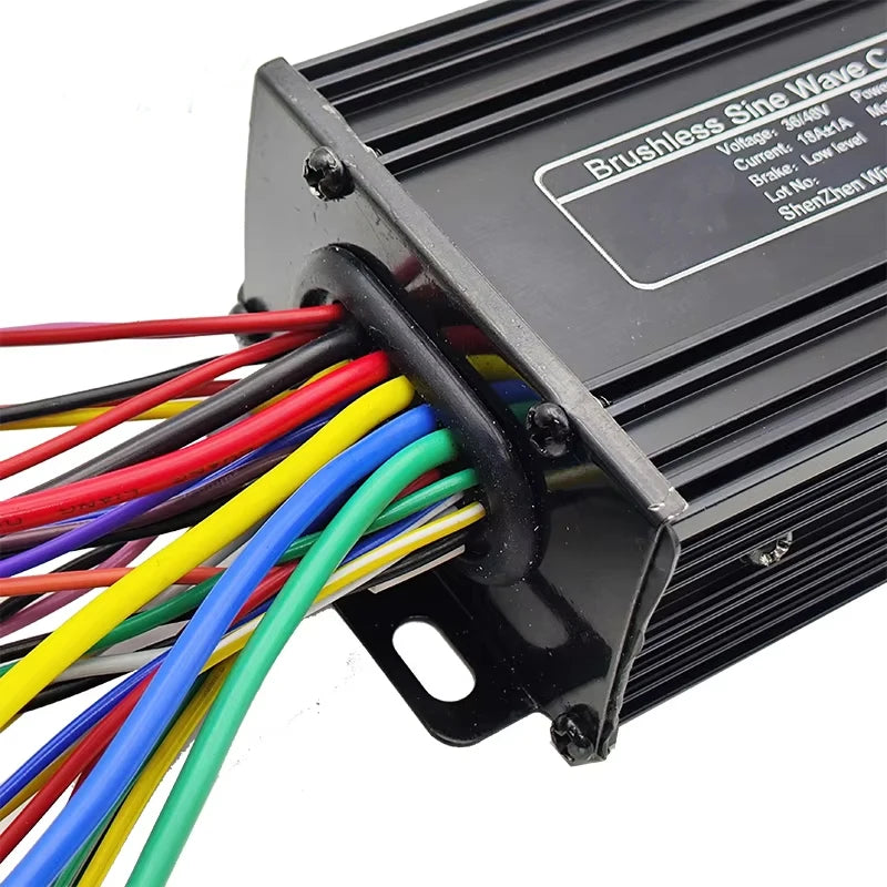 36V/48V 350W 18A Sine Wave Controller FOC Brushless Motor Driver 6 tubes Controller for Electric Bicycle Scooter Motorcycle