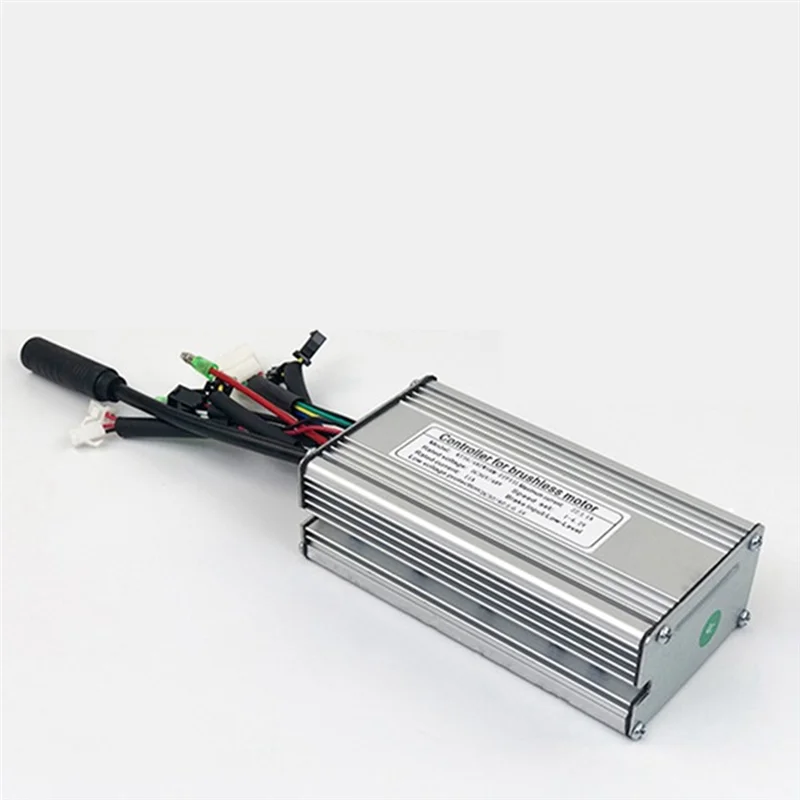 AEF6-Electric Bicycle KT-22A Controller 36V/48V 9 Tubes Square Wave SM Connector Controller Parts With Double Headed Light Line