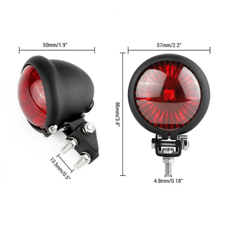 Motorcycle LED Rear Tail Light Brake Stop Lamp Moto LED Tail Light for Bobber Chopper Cafe