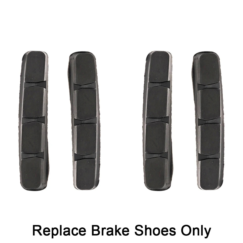 ZTTO Road Bike Brake Shoes C Caliper Hoof Replaceable Rubber Pads CNC Shell Block For Aluminum Alloy Rims Friction Wheel Brake