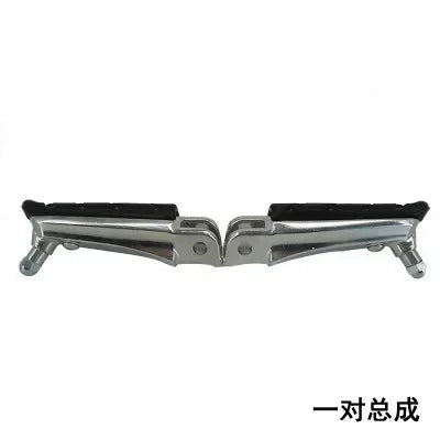 1 set Motorcycle Front Foot Pegs Footrests Black Pedals For Honda CB250 CBR600F CB600F NC700 Hornet 250 600 Aluminum Rubber