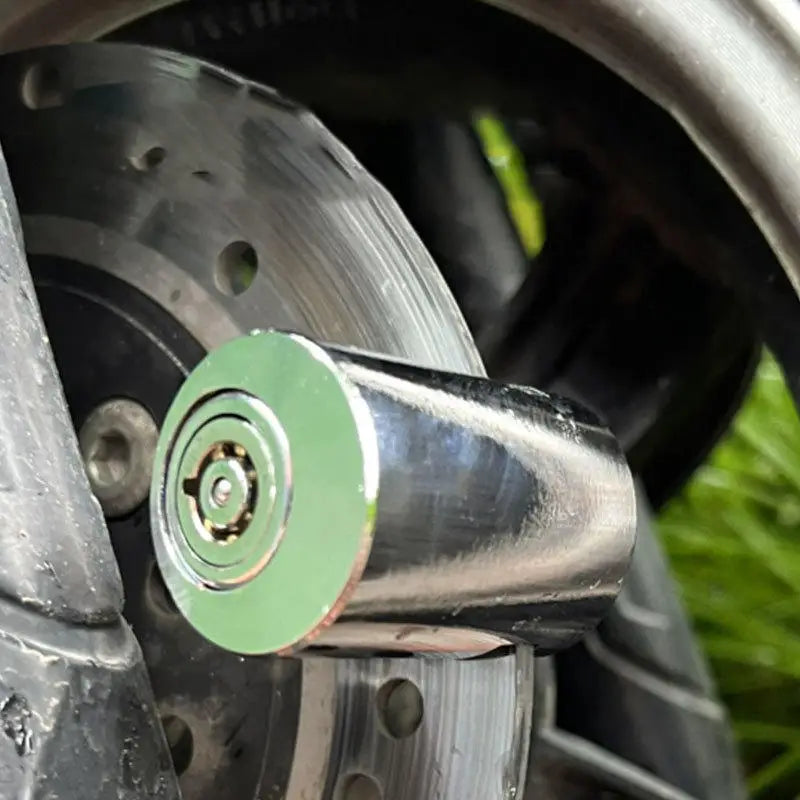 Portable Aluminum Alloy Bicycle Locomotive Disc Brake Lock With Keys Anti-Theft Security Wheel Disc-Brake Motorcycle Accessory