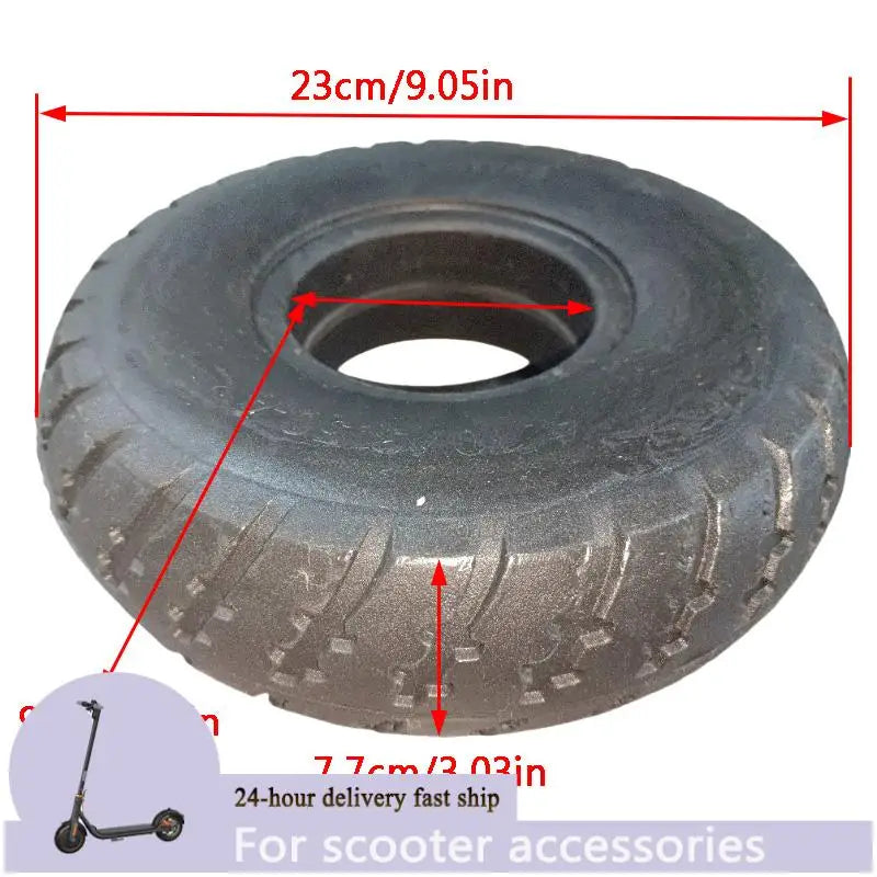 4.10/3.50-4 Solid Explosion proof Tires for Amusement Vehicle Warehouses Handcarts Scooters Non Inflatable Tires