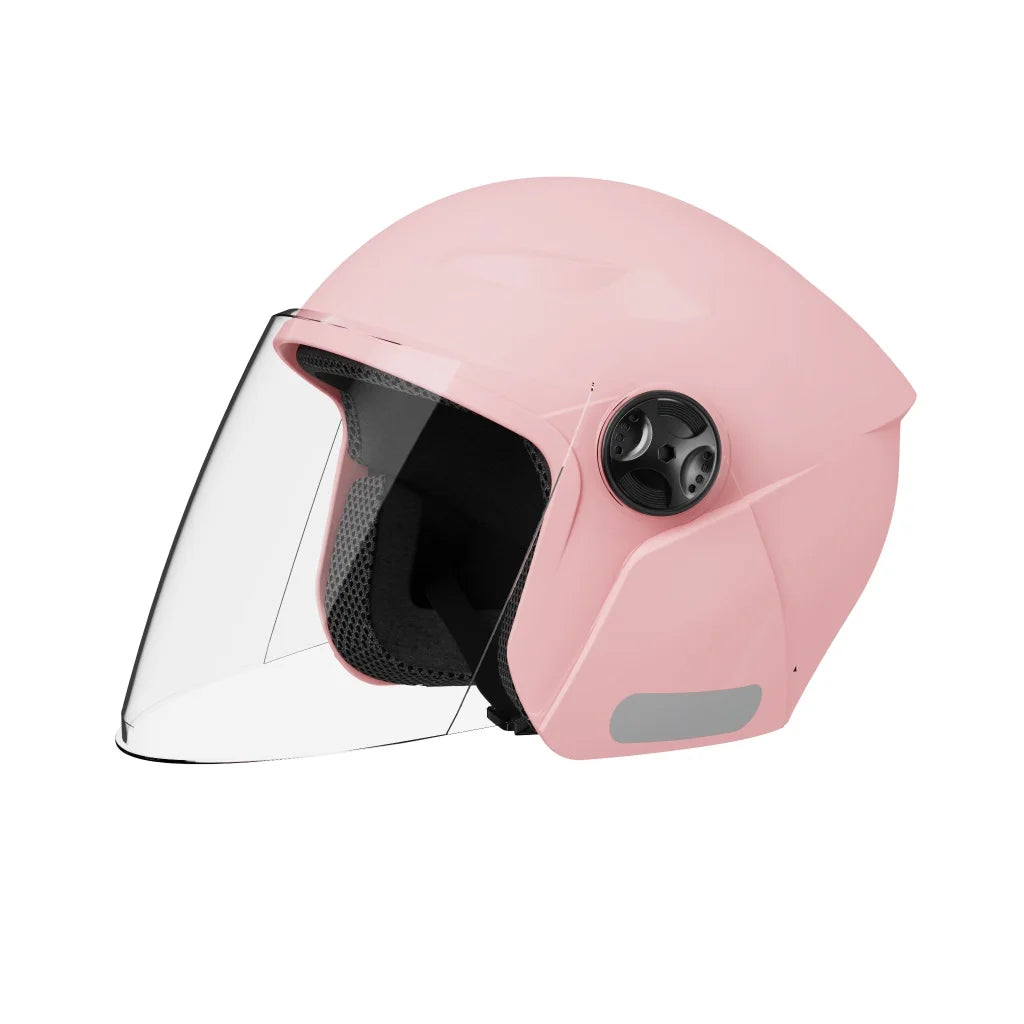 High Quality 3/4 Open Face Motorcycle Helmet ABS Waterproof Adult Head Protection