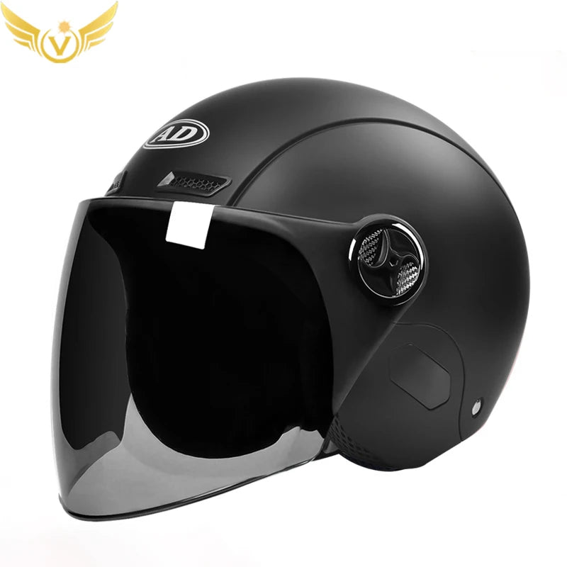 Electric Women Motoctcle Helmet Moped Helmets With Visors Pink Summer For Vespa Bicycle 6
