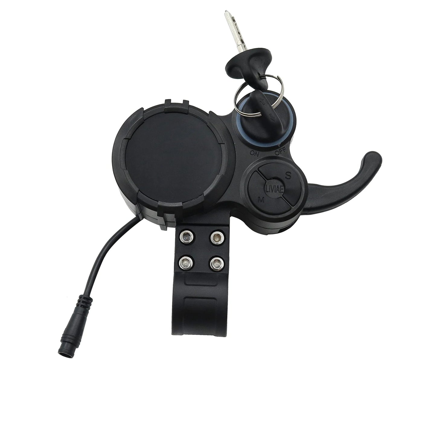 With Locking LCD Monitor Instrument Accelerator For 48V-60V Smart Brushless LIVIAE Controller Electric Scooter Accessory