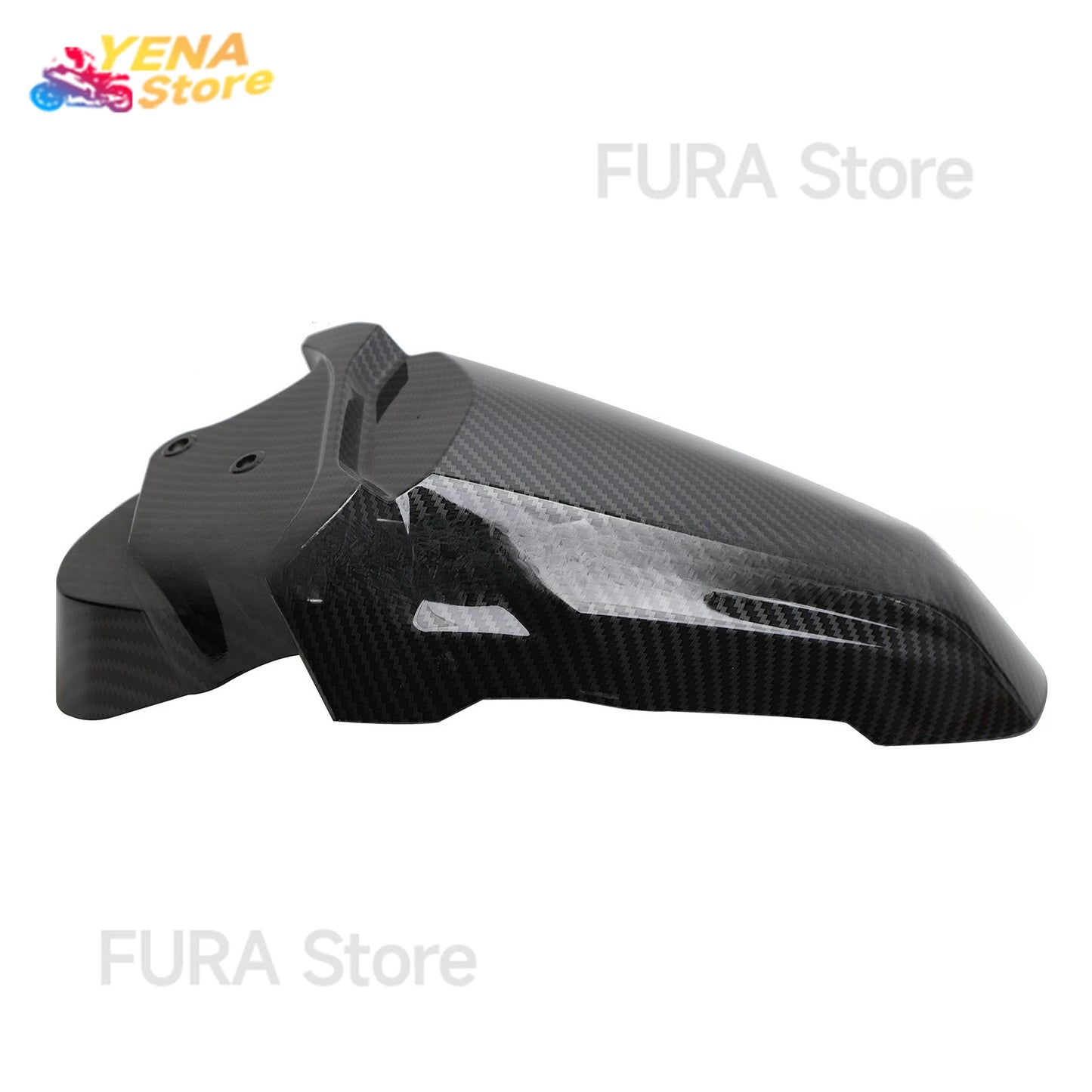 The carbon fiber motorcycle front mudguard is suitable for the Zuma Tank 150CC motorcycle modification accessories