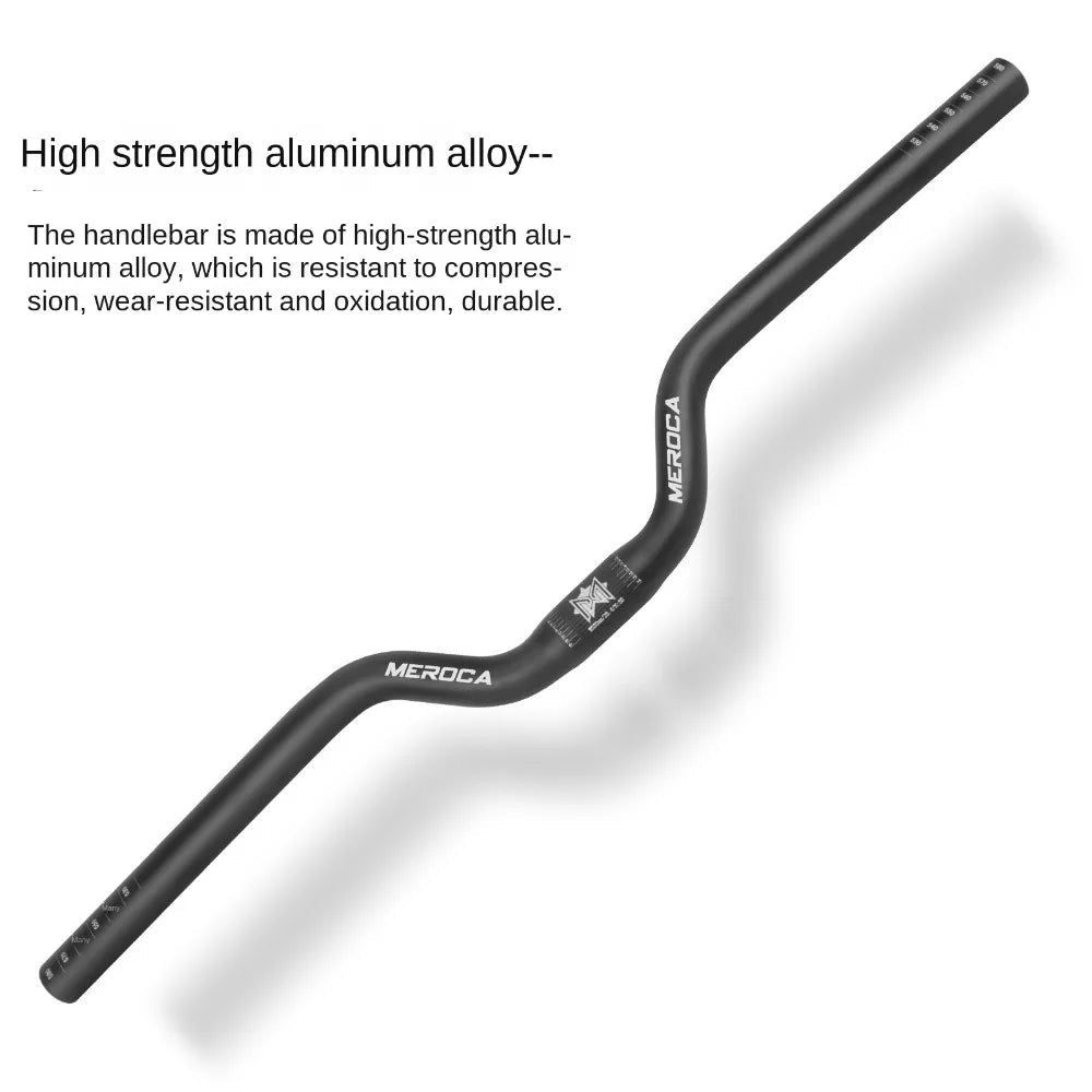Mountain Bike Handlebar Straight/Swallow Aluminum Alloy Bicycle Riser Handlebar 25.4X540/580mm Bicycle Parts Cycling Accessories
