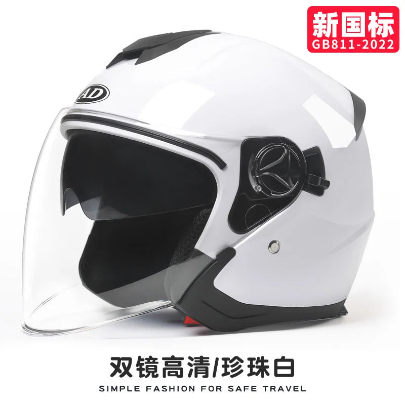 Electric Car Helmet Ladies Winter Warm Battery Car Helmet Four Seasons Motorcycle Half Helmet Male 668-1 China