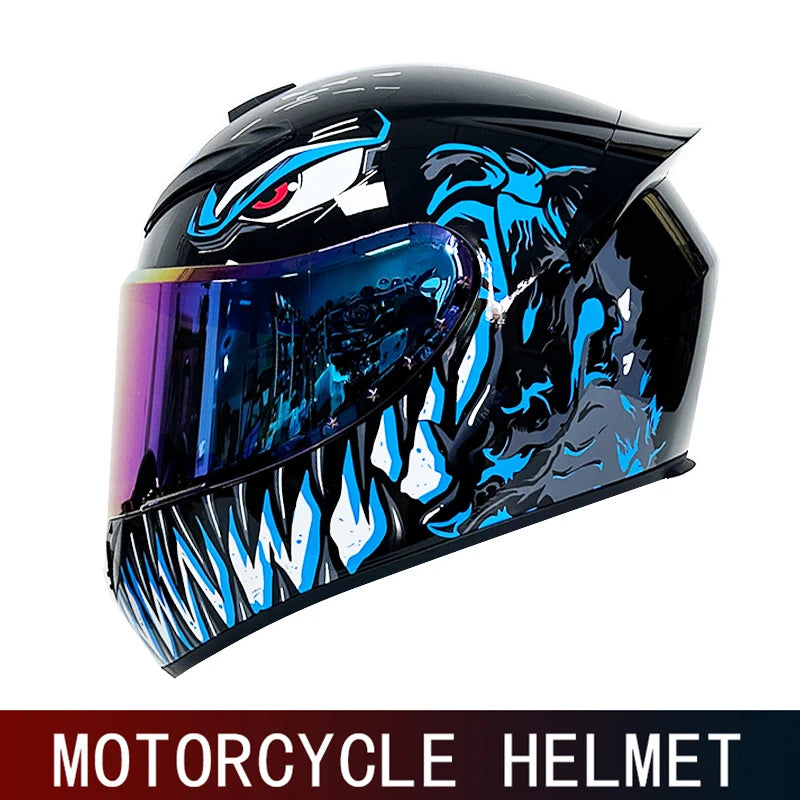 DOT men's motorcycle helmet full helmet sunshade retro arcade car full helmet four seasons