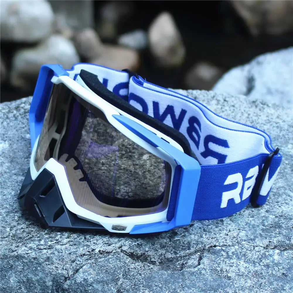 Newest Motorcycle Sunglasses For Men Motocross Safety Protective MX Night Vision Helmet Goggles vintage Driving Glasses 8