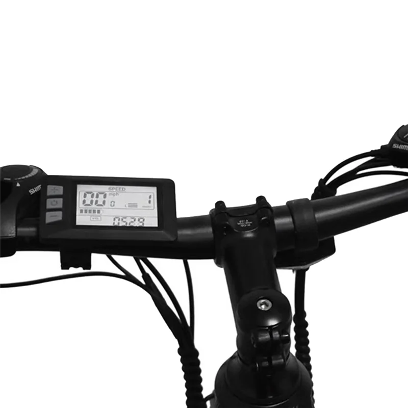 AA90 P3H LCD Display Meter Dashboard 24V 36V 48V 60V Electric Bike Meter Display Panel for Electric Scooter(5PIN)