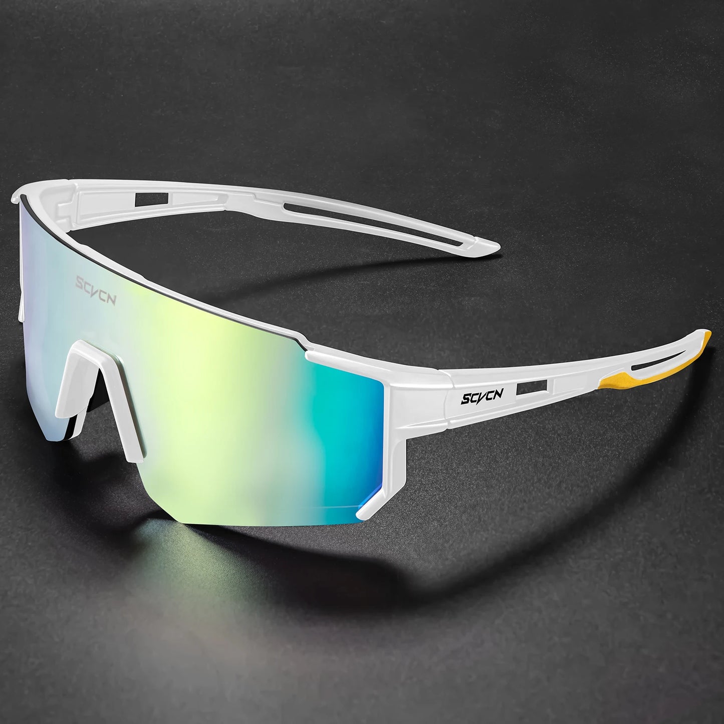 SCVCN UV400 Cycling Glasses for Men MTB Sunglasses Mountain Bike Bicycle Eyewear Women Sports Goggles Road Speed Skating