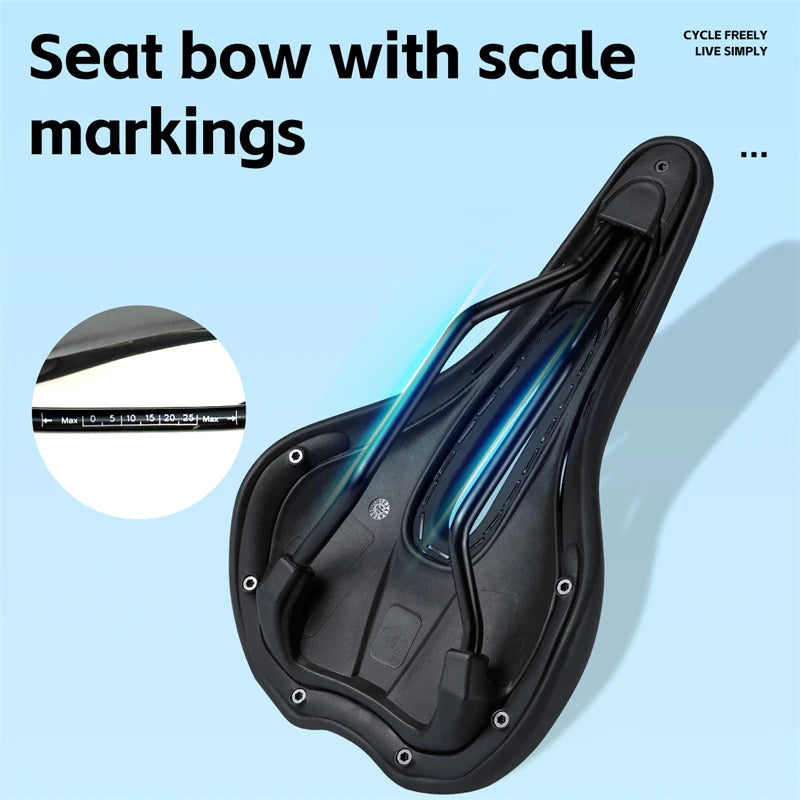 WEST BIKING Road Bicycle Seat 140mm Short Nose Saddle Racing Bike Lightweight Eco-Friendly PU Leather Foam Comfortable Saddle