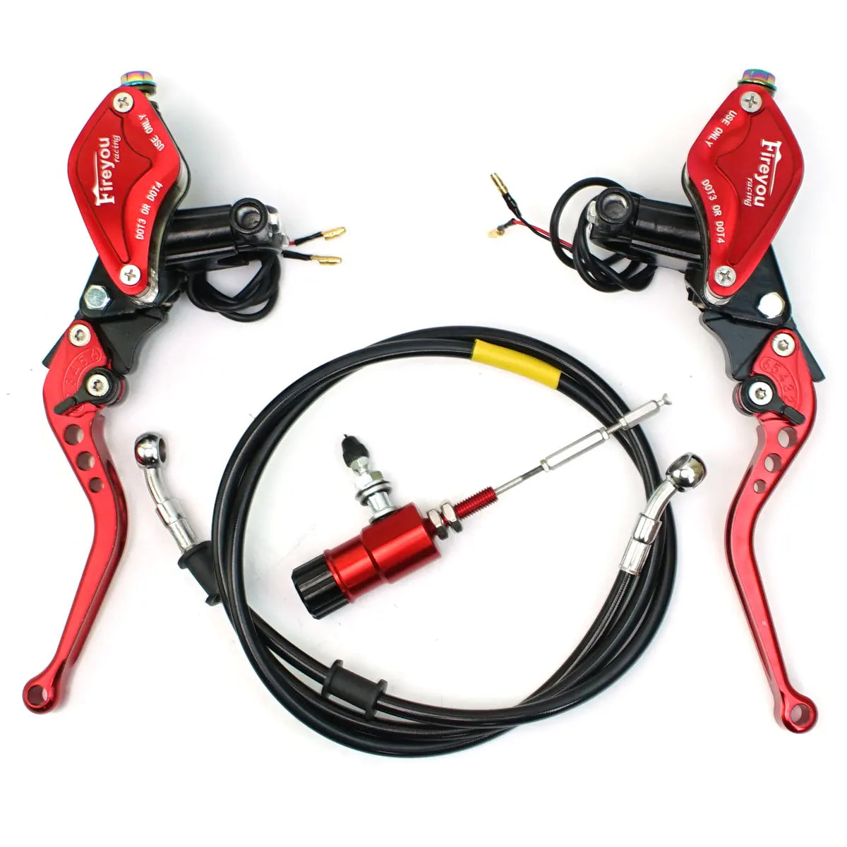 22mm Motorcycle Hydraulic Clutch Kit Brake Master Cylinder Kit For Honda Yamaha Kawasaki Suzuki Dirt Bike Sport Bike Scooter