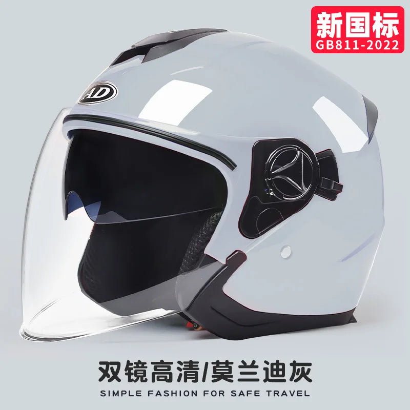 Electric Car Helmet Ladies Winter Warm Battery Car Helmet Four Seasons Motorcycle Half Helmet Male 668-11 China