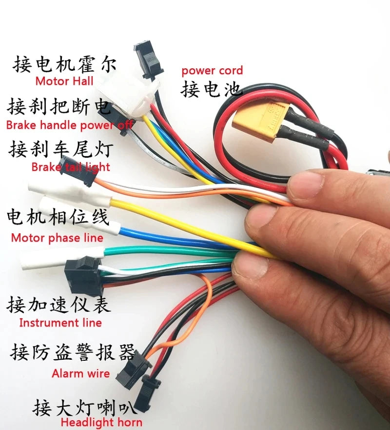 36V 16A 48V 20A Brushless Motor Controller TF-100 LCD Display Meter for Kugoo M4 Electric Scooter Bike Modification