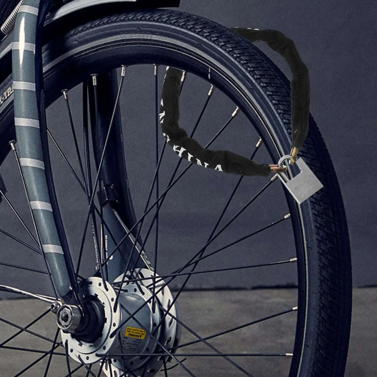 Mountain Bike Lock Motorcycle Locks High Security Anti Theft Code Horseshoe Cycling Parts Ring Chain Travel