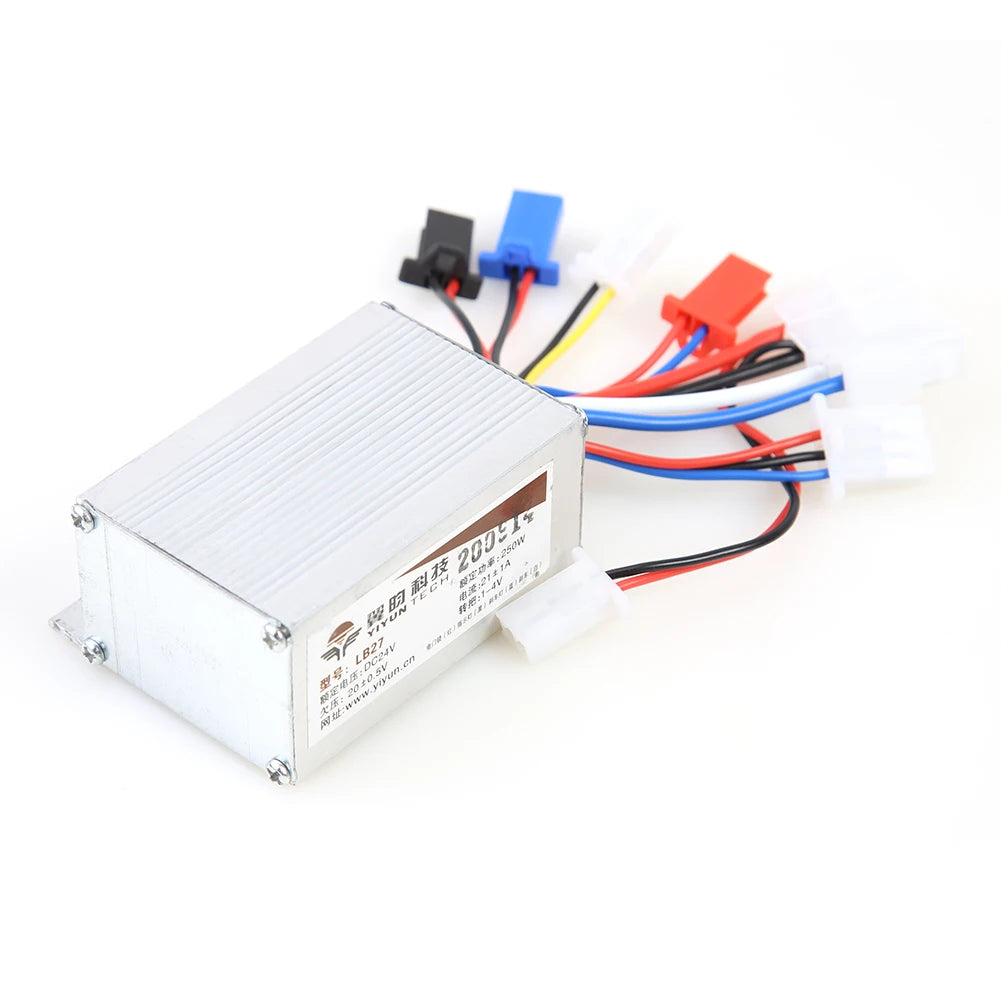 24V 250W E-Bike Scooter Brush Motor Controller for Electric Bicycle Accessories