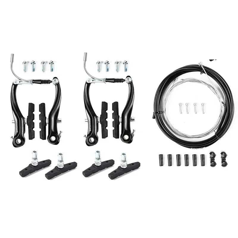 BUCKLOS Bike V Brakes Set with Levers Front Rear Bicycle Caliper Brake Lever MTB Road Cycling V-Brake Set