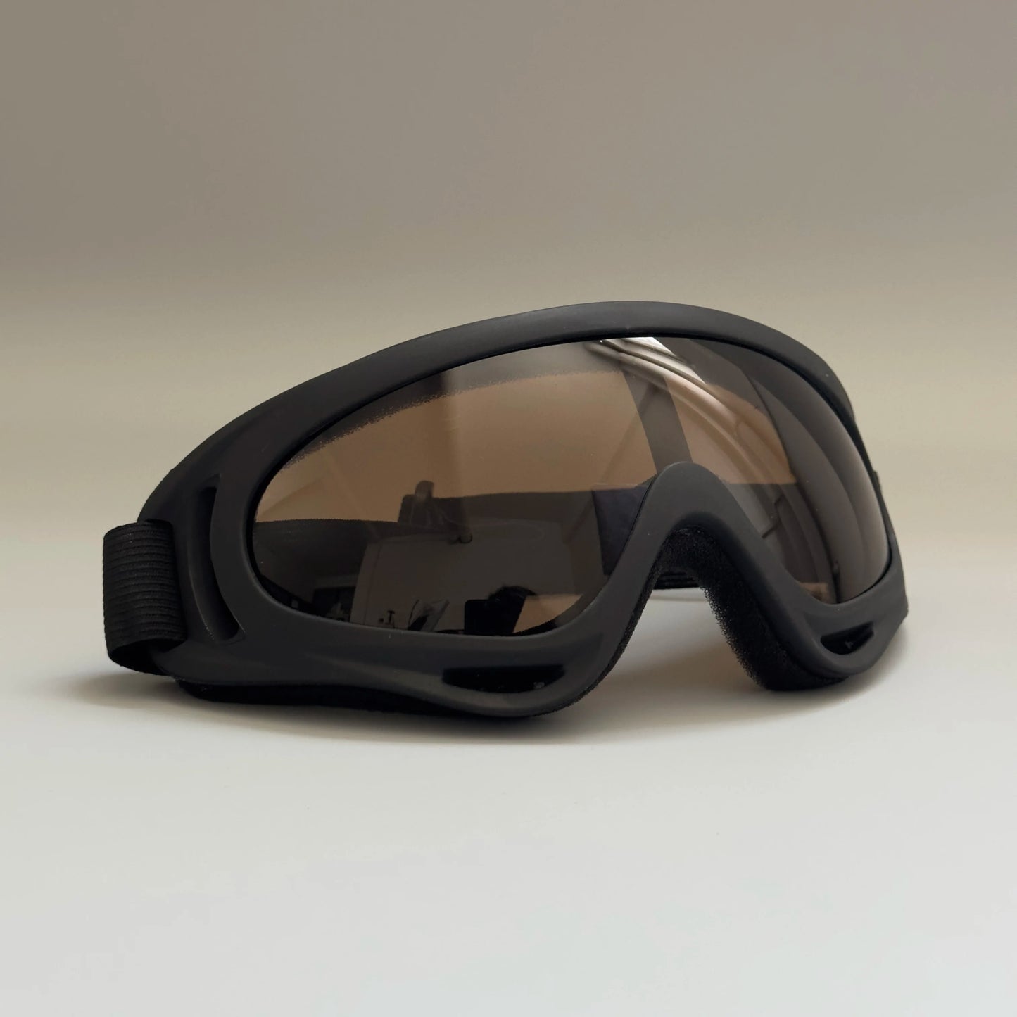 Windproof Mask Goggle HD Motorcycle Outdoor Sport Glasses Eyewear Riding Motocross Summer UV Protection Sunglasses X400-BROWN