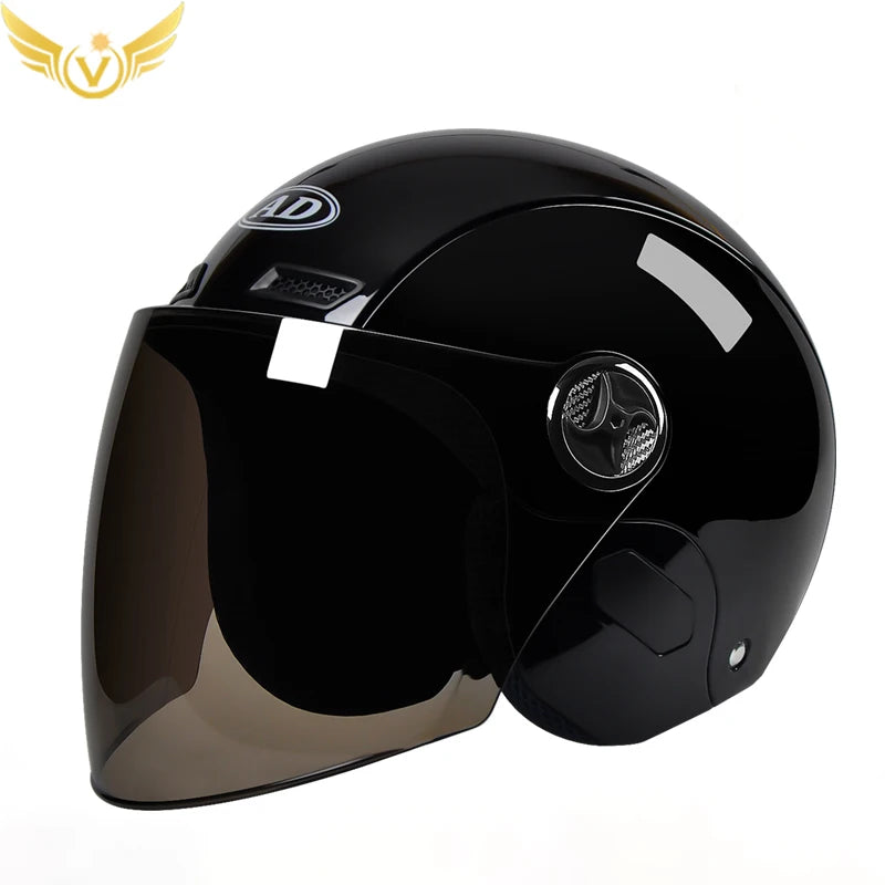 Electric Women Motoctcle Helmet Moped Helmets With Visors Pink Summer For Vespa Bicycle 9