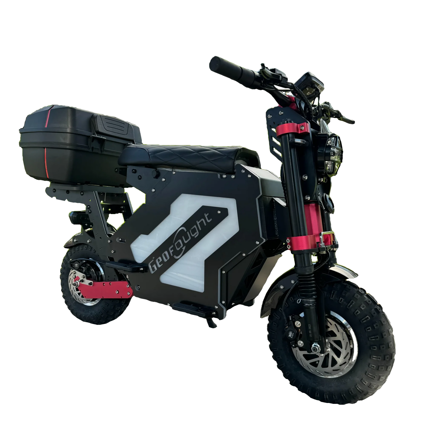 MOLO 5 72V 10000W Dual Motor Adult Seated Electric Scooter Bike – 55-75MPH, 150KM Range, Off-Road Tires
